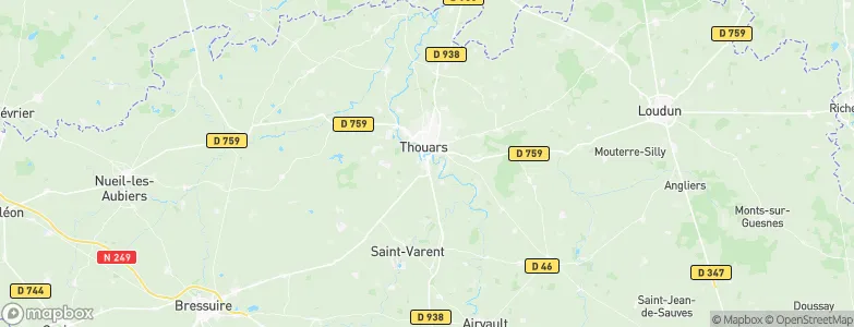 Saint-Jean-de-Thouars, France Map