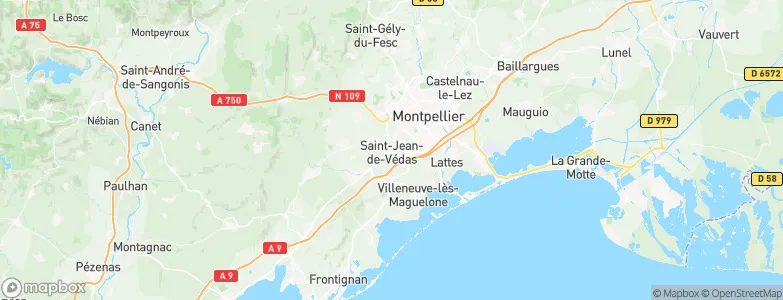 Saint-Jean-de-Védas, France Map