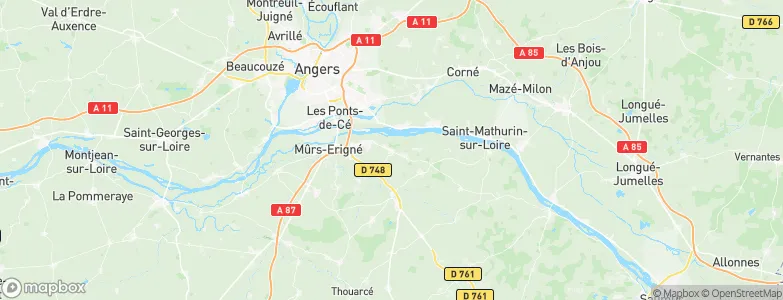 Saint-Jean-des-Mauvrets, France Map