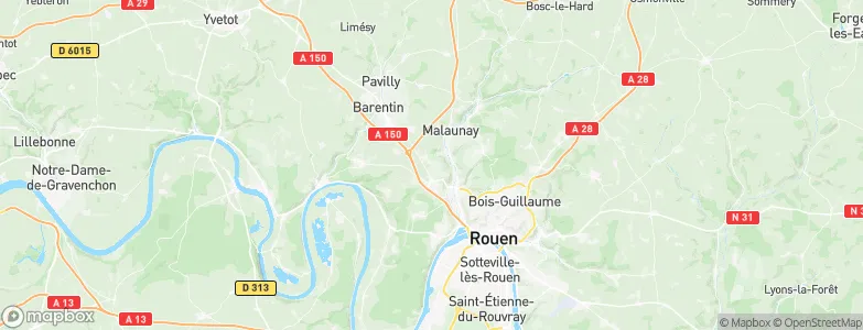 Saint-Jean-du-Cardonnay, France Map