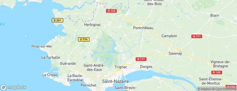 Saint-Joachim, France Map