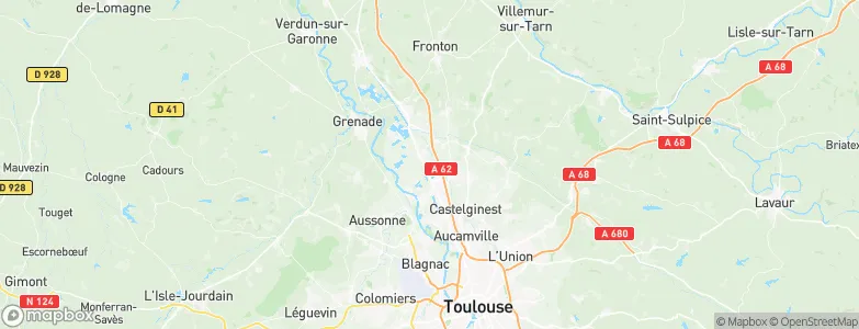 Saint-Jory, France Map