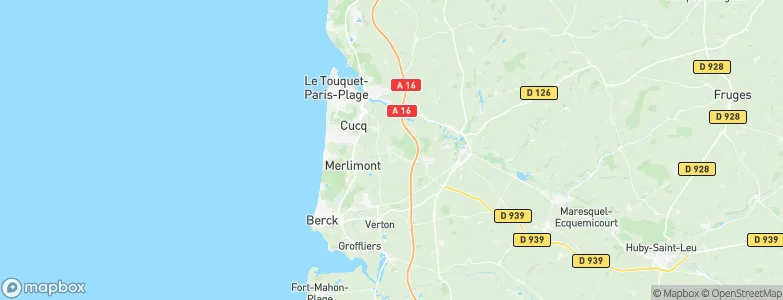 Saint-Josse, France Map