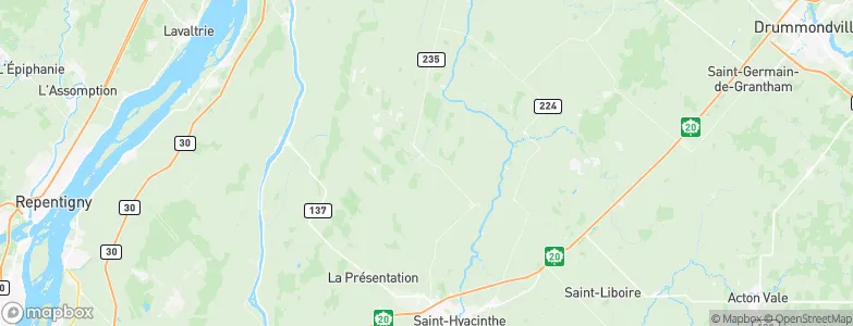 Saint-Jude, Canada Map