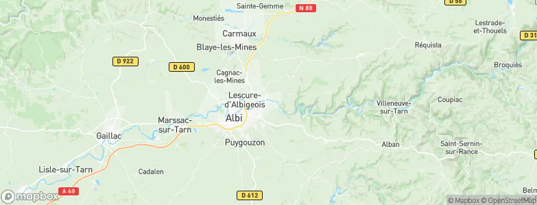 Saint-Juéry, France Map