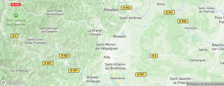 Saint-Julien-les-Rosiers, France Map
