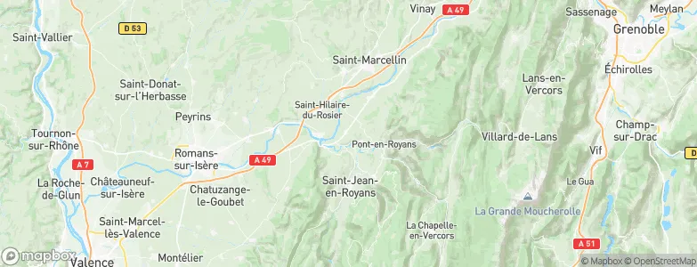 Saint-Just-de-Claix, France Map