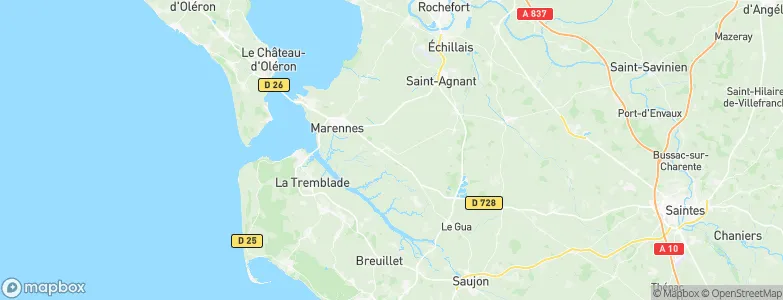 Saint-Just-Luzac, France Map