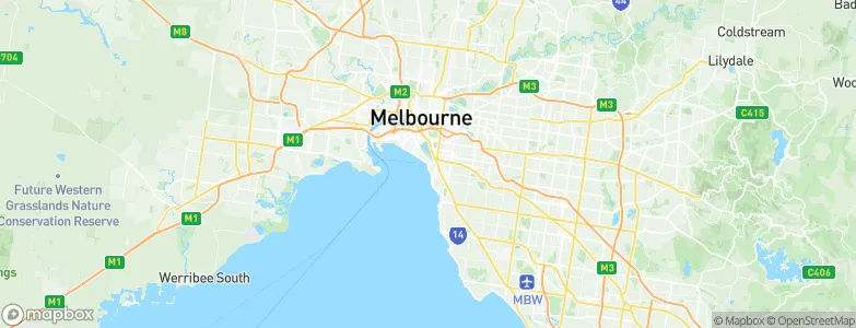 Saint Kilda West, Australia Map