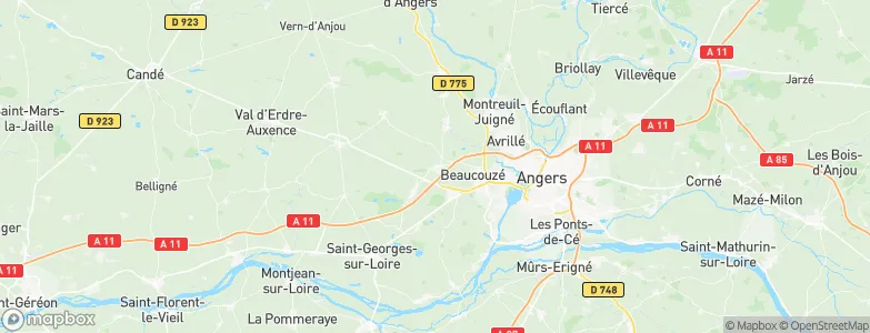 Saint-Lambert-la-Potherie, France Map