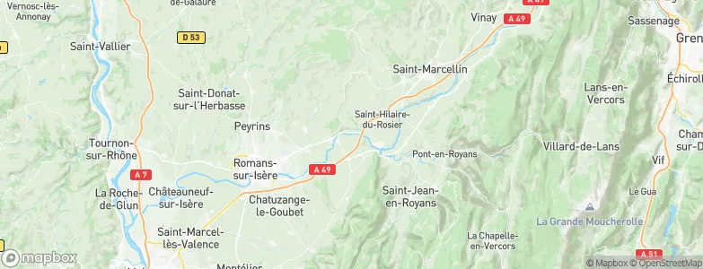 Saint-Lattier, France Map