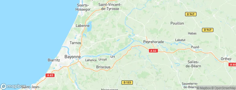 Saint-Laurent-de-Gosse, France Map