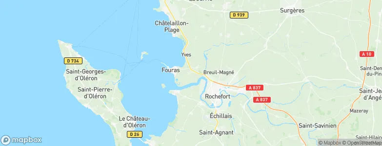 Saint-Laurent-de-la-Prée, France Map