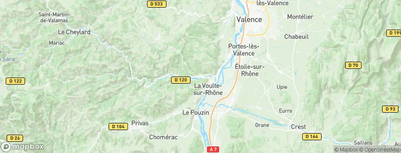 Saint-Laurent-du-Pape, France Map