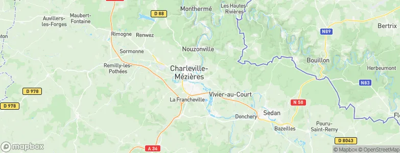Saint-Laurent, France Map