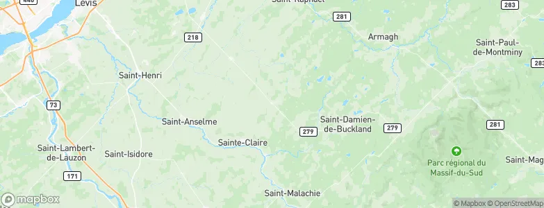 Saint-Lazare-de-Bellechasse, Canada Map
