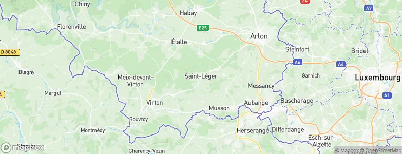Saint-Léger, Belgium Map