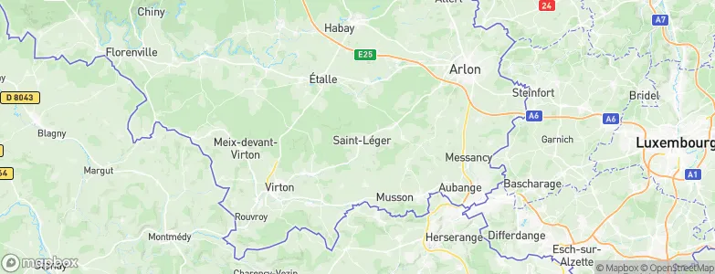 Saint-Léger, Belgium Map