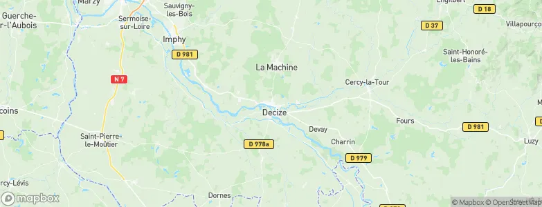 Saint-Léger-des-Vignes, France Map