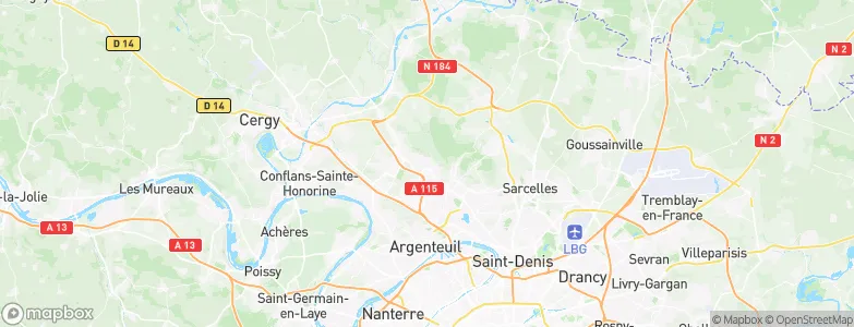 Saint-Leu-la-Forêt, France Map