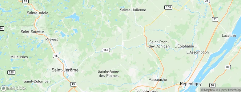 Saint-Lin-Laurentides, Canada Map