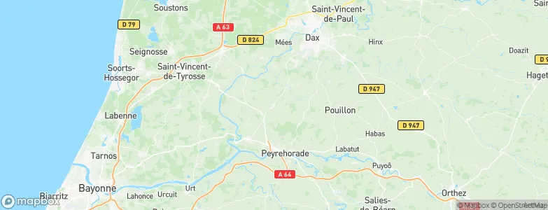 Saint-Lon-les-Mines, France Map