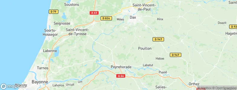 Saint-Lon-les-Mines, France Map