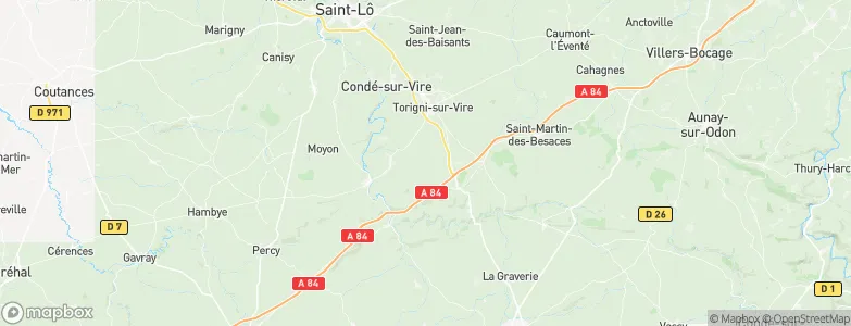 Saint-Louet-sur-Vire, France Map