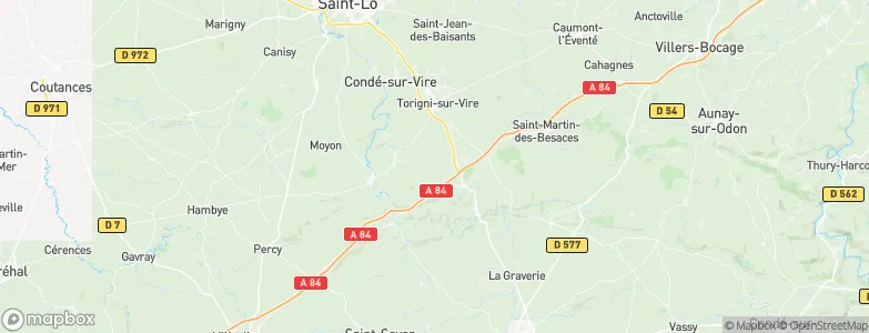 Saint-Louet-sur-Vire, France Map