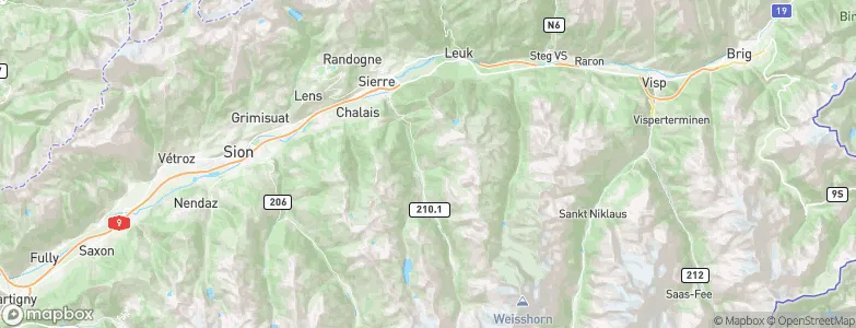 Saint-Luc, Switzerland Map