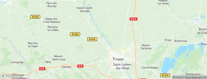 Saint-Lyé, France Map