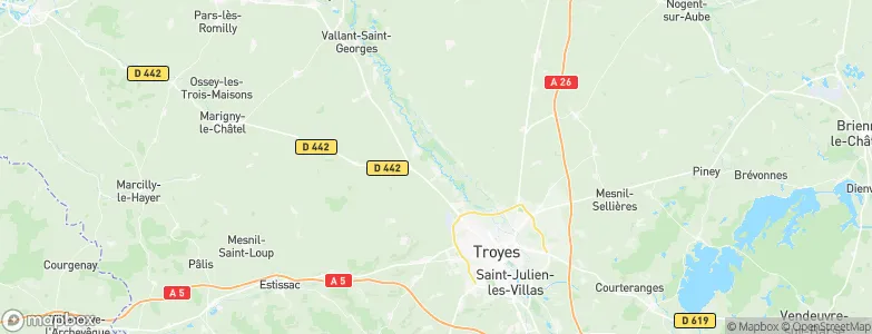 Saint-Lyé, France Map