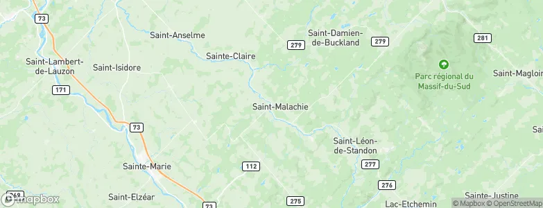 Saint-Malachie, Canada Map