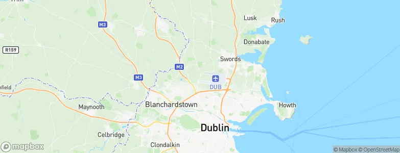 Saint Margaret’s, Ireland Map
