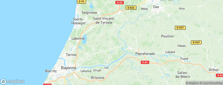 Saint-Martin-de-Hinx, France Map