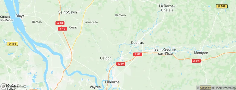 Saint-Martin-de-Laye, France Map