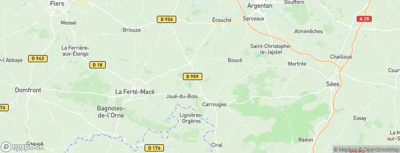 Saint-Martin-l'Aiguillon, France Map