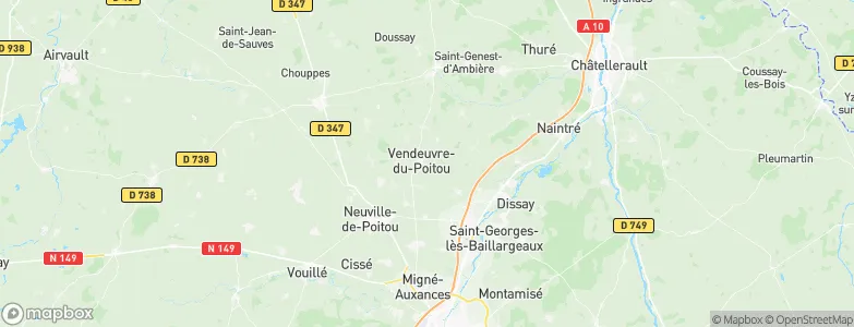 Saint-Martin-la-Pallu, France Map