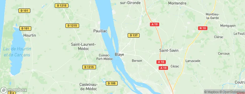 Saint-Martin-Lacaussade, France Map