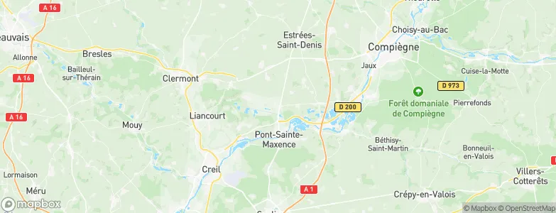 Saint-Martin-Longueau, France Map