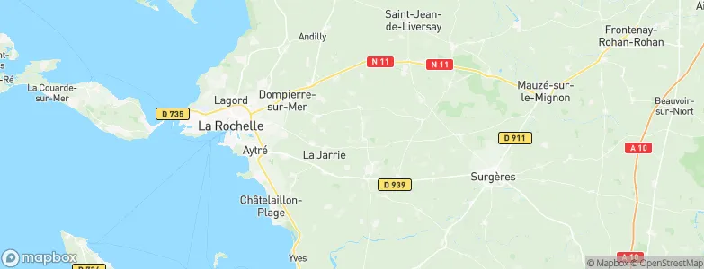 Saint-Médard-d'Aunis, France Map