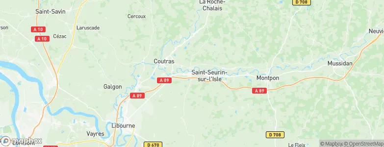 Saint-Médard-de-Guizières, France Map