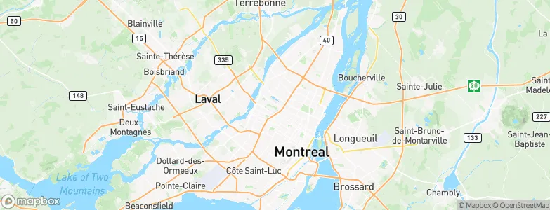 Saint-Michel, Canada Map
