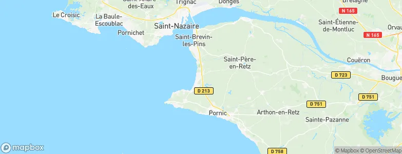 Saint-Michel-Chef-Chef, France Map