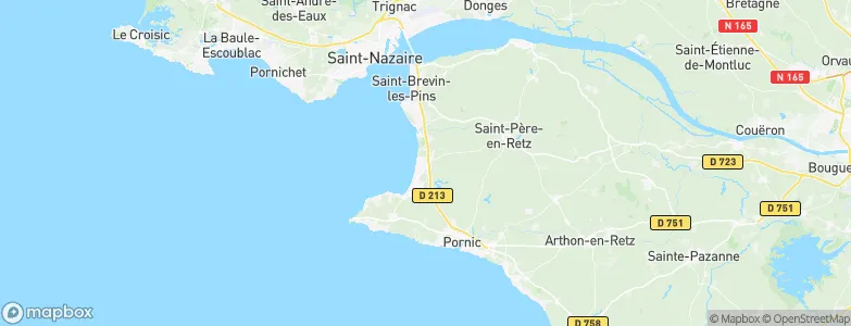 Saint-Michel-Chef-Chef, France Map