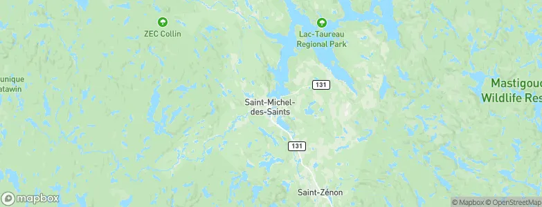 Saint-Michel-des-Saints, Canada Map
