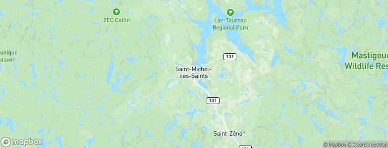 Saint-Michel-des-Saints, Canada Map