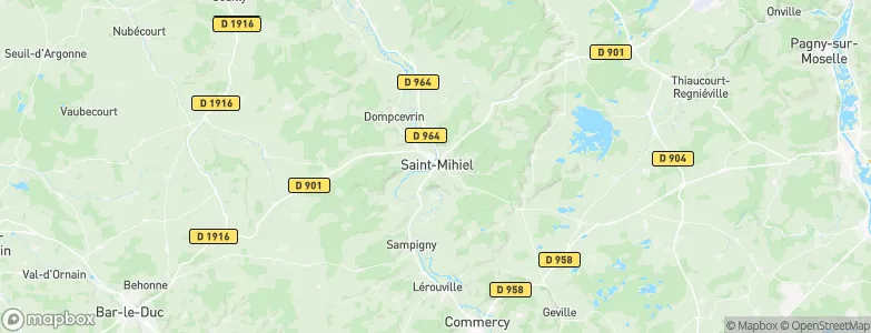 Saint-Mihiel, France Map