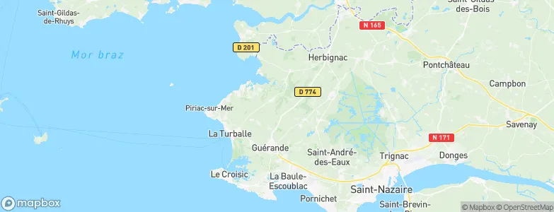 Saint-Molf, France Map