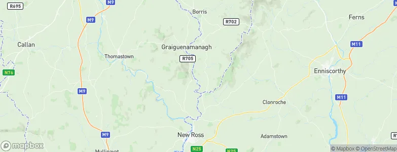Saint Mullins, Ireland Map